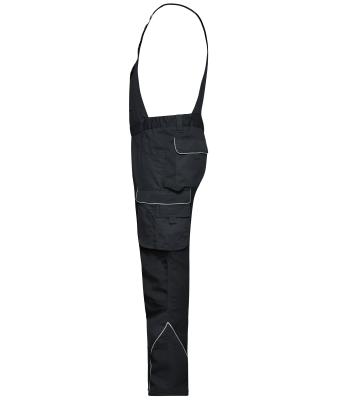 Unisex Workwear Pants with Bib - SOLID - Carbon 8719