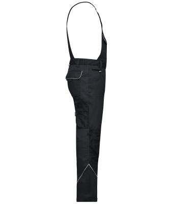 Unisex Workwear Pants with Bib - SOLID - Carbon 8719