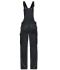 Unisex Workwear Pants with Bib - SOLID - Carbon 8719