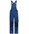 Unisex Workwear Pants with Bib - SOLID - Dark-royal 8719