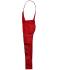 Unisex Workwear Pants with Bib - SOLID - Rood 8719