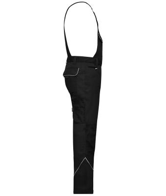 Unisex Workwear Pants with Bib - SOLID - Zwart 8719