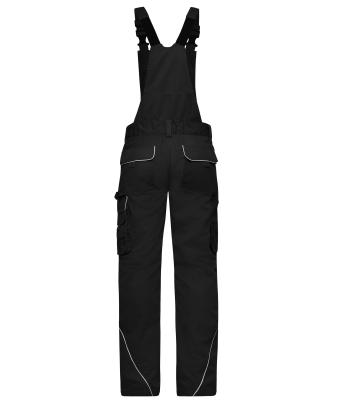 Unisex Workwear Pants with Bib - SOLID - Zwart 8719