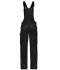 Unisex Workwear Pants with Bib - SOLID - Zwart 8719