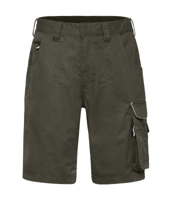 Unisexe Bermuda de travail - SOLID - Olive 8720
