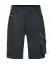 Unisexe Bermuda de travail - SOLID - Carbone 8720