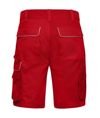 Unisexe Bermuda de travail - SOLID - Rouge 8720