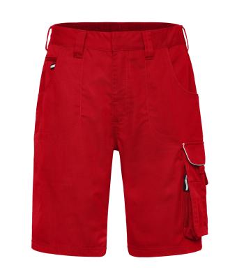 Unisexe Bermuda de travail - SOLID - Rouge 8720