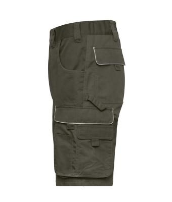 Unisex Workwear Bermudas - SOLID - Olijf 8720