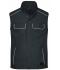 Unisexe Bodywarmer travail Softshell léger - SOLID - Carbone 8721