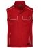 Unisexe Bodywarmer travail Softshell léger - SOLID - Rouge 8721