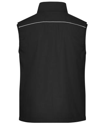 Unisex Workwear Softshell Light Vest - SOLID - Black 8721