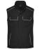 Unisex Workwear Softshell Light Vest - SOLID - Zwart 8721