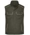 Unisex Workwear Softshell Light Vest - SOLID - Olijf 8721