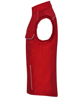 Unisex Workwear Softshell Light Vest - SOLID - Red 8721