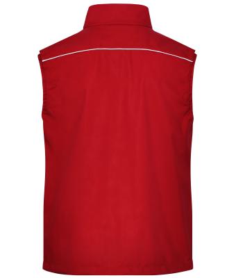Unisex Workwear Softshell Light Vest - SOLID - Red 8721