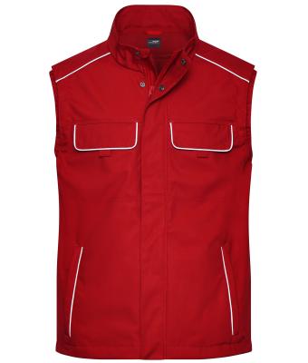 Unisex Workwear Softshell Light Vest - SOLID - Rood 8721