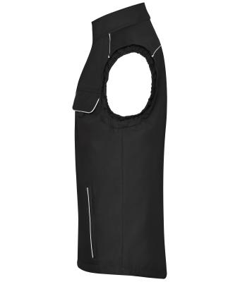 Unisex Workwear Softshell Light Vest - SOLID - Black 8721