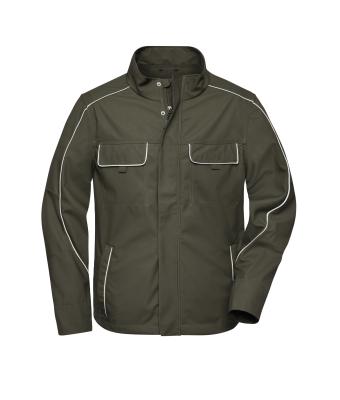 Unisex Workwear Softshell Light Jacket - SOLID - Olijf 8722