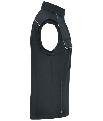 Unisexe Bodywarmer de travail Softshell - SOLID - Carbone 8723