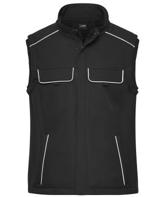 Unisexe Bodywarmer de travail Softshell - SOLID - Noir 8723