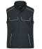Unisexe Bodywarmer de travail Softshell - SOLID - Carbone 8723