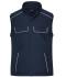 Unisexe Bodywarmer de travail Softshell - SOLID - Marine 8723