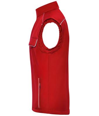 Unisexe Bodywarmer de travail Softshell - SOLID - Rouge 8723