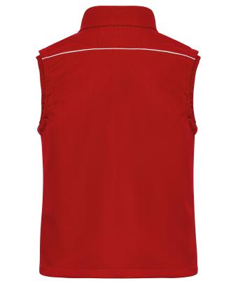 Unisexe Bodywarmer de travail Softshell - SOLID - Rouge 8723