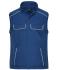 Unisex Workwear Softshell Vest - SOLID - Donkerroyal 8723