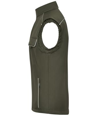 Unisex Workwear Softshell Vest - SOLID - Olijf 8723