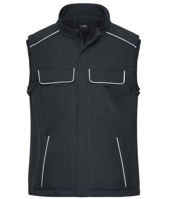 Unisex Workwear Softshell Vest - SOLID - Carbon 8723
