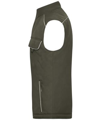 Unisexe Bodywarmer de travail Softshell hiver - SOLID - Olive 8725