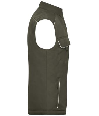 Unisexe Bodywarmer de travail Softshell hiver - SOLID - Olive 8725