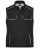 Unisexe Bodywarmer de travail Softshell hiver - SOLID - Noir 8725