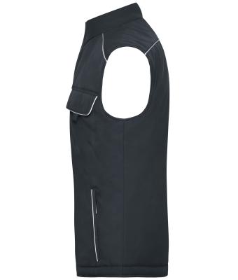 Unisexe Bodywarmer de travail Softshell hiver - SOLID - Carbone 8725