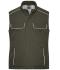 Unisexe Bodywarmer de travail Softshell hiver - SOLID - Olive 8725