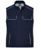 Unisexe Bodywarmer de travail Softshell hiver - SOLID - Marine 8725