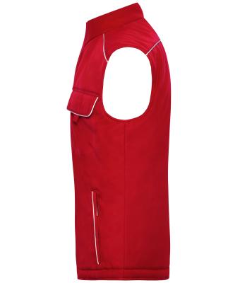Unisexe Bodywarmer de travail Softshell hiver - SOLID - Rouge 8725