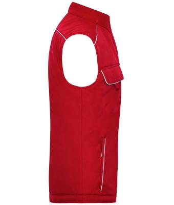 Unisexe Bodywarmer de travail Softshell hiver - SOLID - Rouge 8725
