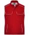 Unisexe Bodywarmer de travail Softshell hiver - SOLID - Rouge 8725