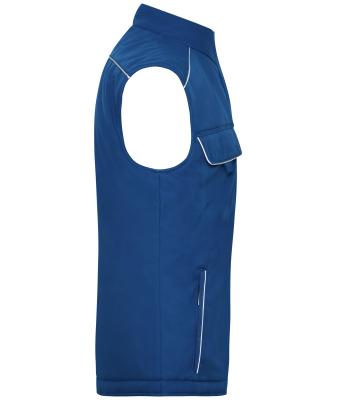 Unisex Workwear Softshell Padded Vest - SOLID - Dark-royal 8725