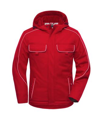 Unisexe Veste de travail softshell hiver - SOLID - Rouge 8726