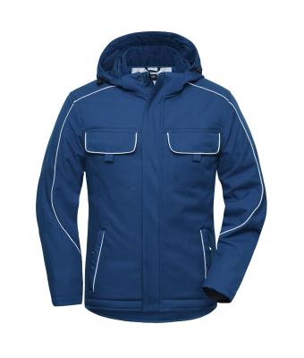Unisex Workwear Softshell Padded Jacket - SOLID - Donkerroyal 8726
