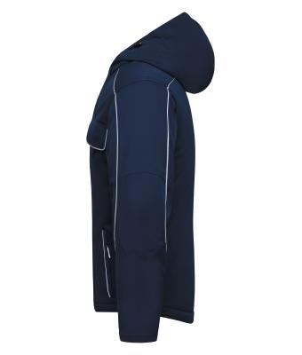 Unisex Workwear Softshell Padded Jacket - SOLID - Navy 8726