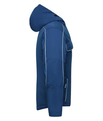 Unisex Workwear Softshell Padded Jacket - SOLID - Dark-royal 8726