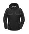Unisex Workwear Softshell Padded Jacket - SOLID - Zwart 8726