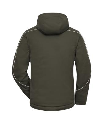 Unisex Workwear Softshell Padded Jacket - SOLID - Olijf 8726