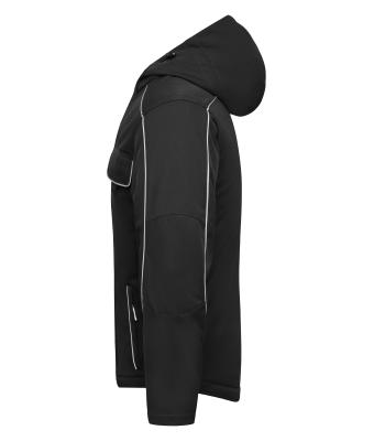 Unisex Workwear Softshell Padded Jacket - SOLID - Zwart 8726