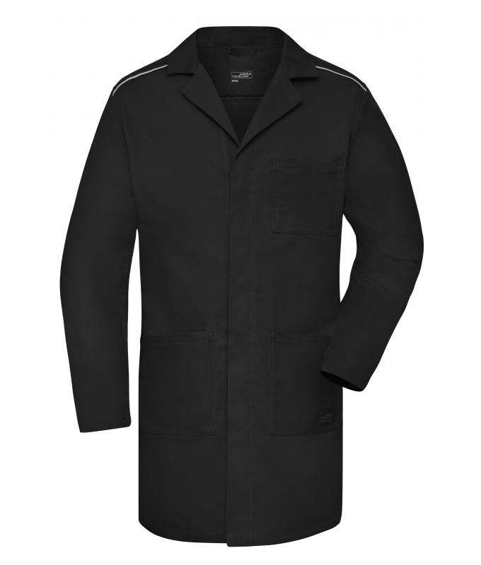Unisexe Blouse de travail - SOLID - Noir 8735
